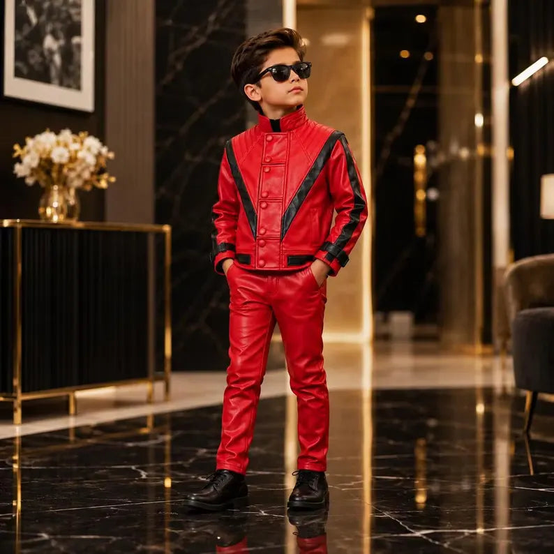 Trendy Leather Jackets For Kids