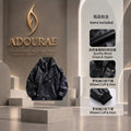 Men’s Leather Jacket – Windproof Outdoor Autumn & Winter Coat | ADOURAE